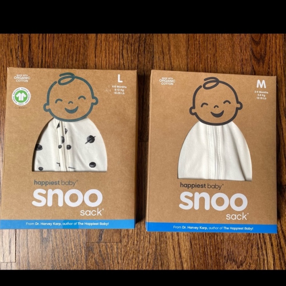 2 new Snoo swaddles
